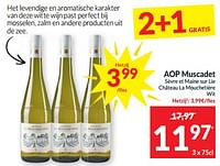 Promoties Aop muscadet sèvre et maine sur lie château la mouchetière wit - Witte wijnen - Geldig van 17/09/2024 tot 22/09/2024 bij Intermarche