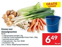 Promoties Emmer met mosselgroenten - Huismerk - Intermarche - Geldig van 17/09/2024 tot 22/09/2024 bij Intermarche