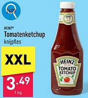 Promoties Tomatenketchup knijpfles - Heinz - Geldig van 23/09/2024 tot 29/09/2024 bij Aldi