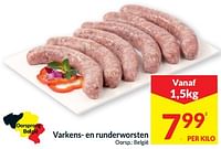 Varkens- en runderworsten-Huismerk - Intermarche