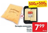 Geraspte emmentaler of gouda-Huismerk - Intermarche