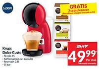 Krups dolce gusto piccolo xs koffiemachine met capsules-Krups