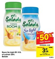 Promoties Light room 8% v.g - Balade - Geldig van 18/09/2024 tot 24/09/2024 bij Carrefour