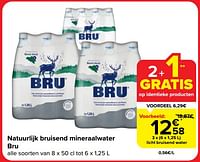 Mineraalwater licht bruisend water-Bru