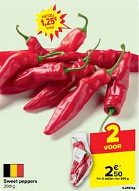 Sweet peppers-Huismerk - Carrefour 