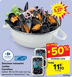 Zeeuwse mosselen jumbo carrefour