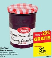 Promoties Aardbeienconfituur - Bonne Maman - Geldig van 18/09/2024 tot 24/09/2024 bij Carrefour