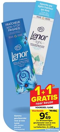 Geurbooster voor je was zeebries lenor la collection-Lenor