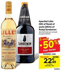 Lillet wit-Lillet