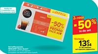 Promoties Set capsules cappuccino - Nescafe - Geldig van 18/09/2024 tot 24/09/2024 bij Carrefour