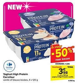 Yoghurt high protein vanille