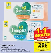 Doekjes harmonie aqua big pack-Pampers