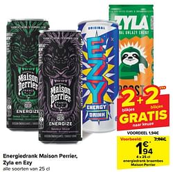 Energiedrank braambes maison perrier