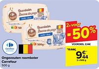 Ongezouten roomboter carrefour-Huismerk - Carrefour 