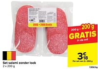 Set salami zonder look-Huismerk - Carrefour 