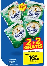 Toiletpapier aloë vera scottex-Scottex