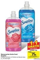 Promoties Wasverzachter frisheid van rozen - Soupline - Geldig van 18/09/2024 tot 30/09/2024 bij Carrefour