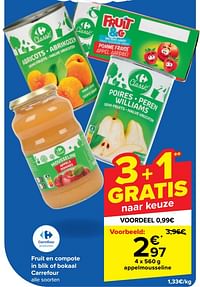 Appelmousseline-Huismerk - Carrefour 