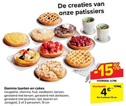 Gamma taarten en cakes