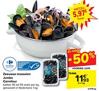 Zeeuwse mosselen jumbo carrefour-Huismerk - Carrefour 