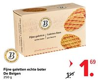 Fijne galetten echte boter de belgen-De Belgen