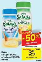 Promoties Light room 8% v.g - Balade - Geldig van 18/09/2024 tot 30/09/2024 bij Carrefour