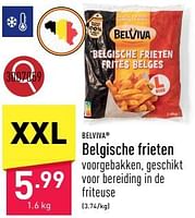 Promoties Belgische frieten - Belviva - Geldig van 23/09/2024 tot 29/09/2024 bij Aldi