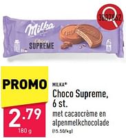 Promoties Choco supreme - Milka - Geldig van 23/09/2024 tot 29/09/2024 bij Aldi