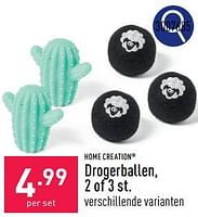 Promoties Drogerballen - HOME CREATION - Geldig van 23/09/2024 tot 29/09/2024 bij Aldi