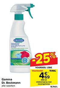 Vlekkenspray met ossengalzeep-Dr. Beckmann