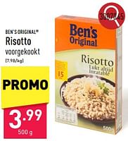 Promoties Risotto - Ben's Original - Geldig van 23/09/2024 tot 29/09/2024 bij Aldi