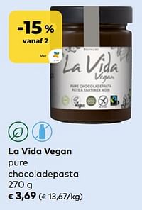 La vida vegan pure chocoladepasta-La Vida Vegan 