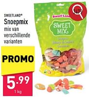 Promoties Snoepmix - Sweetland - Geldig van 23/09/2024 tot 29/09/2024 bij Aldi