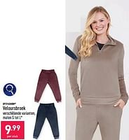 Promoties Veloursbroek - UP2Fashion - Geldig van 23/09/2024 tot 29/09/2024 bij Aldi