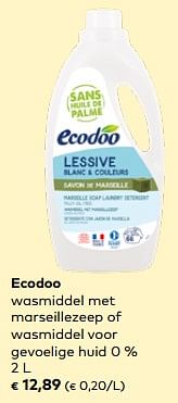 Ecodoo wasmiddel met marseillezeep of wasmiddel voor gevoelige huid-Ecodoo