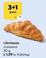 Promoties L’artisana croissant - L'Artisana - Geldig van 11/09/2024 tot 08/10/2024 bij Bioplanet