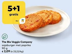 The bio veggie company sojaburger met paprika