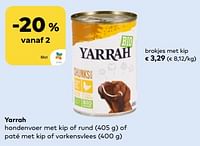 Yarrah hondenvoer brokjes met kip-Yarrah