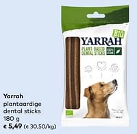 Yarrah plantaardige dental sticks-Yarrah