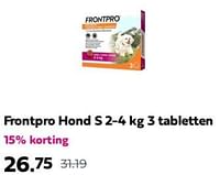 Frontpro hond s-Frontline