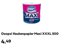 Ooops! keukenpapier maxi xxxl