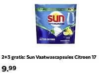 Sun vaatwascapsules citroen-Sun