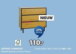 Odense commode 3 lades