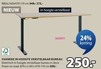 Svaneke in hoogte verstelbaar bureau-Huismerk - Jysk