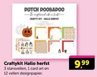 Craftykit hallo herfst-Huismerk - Boekenvoordeel