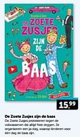 Promoties De zoete zusjes zijn de baas - Huismerk - Boekenvoordeel - Geldig van 14/09/2024 tot 22/09/2024 bij BoekenVoordeel