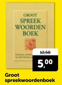 Groot spreekwoordenboek-Huismerk - Boekenvoordeel