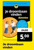 Promoties Je droombaan vinden - Huismerk - Boekenvoordeel - Geldig van 14/09/2024 tot 22/09/2024 bij BoekenVoordeel