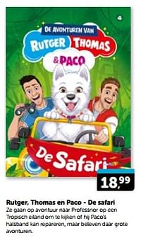 Rutger, thomas en paco - de safari-Huismerk - Boekenvoordeel