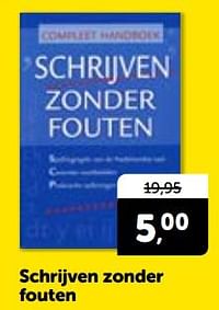 Schrijven zonder fouten-Huismerk - Boekenvoordeel